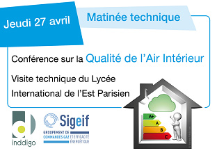 Les inscriptions à la matinée technique qualité de l’Air Intérieur sont ouvertes