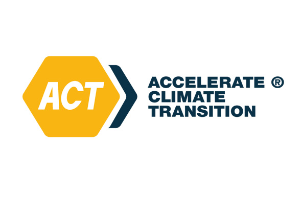 Logo de l'initiative ACT Accelerate Climate Transition dans laquelle s'inscrit la formation conçue par Inddigo