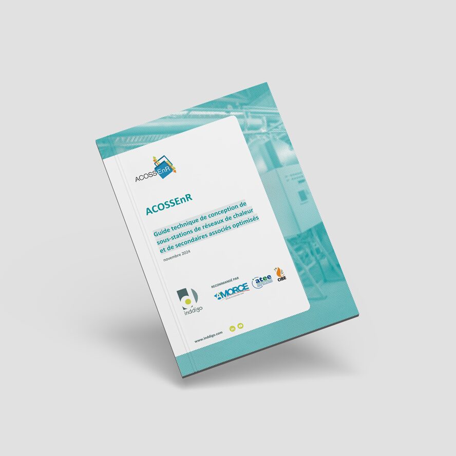 Première de couverture du Guide AccossEnR pour l'optimisation des réseaux de chaleur