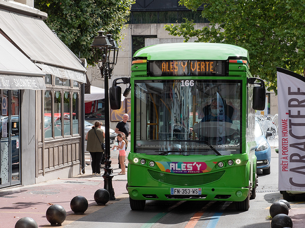 Bus de la ville d'Alès