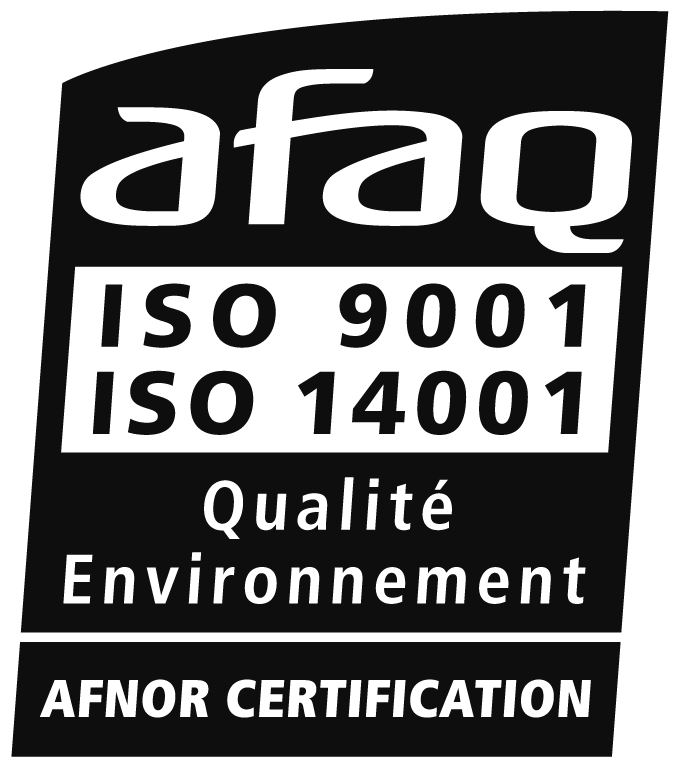 Logo certification afaq ISO 9001 et 14001