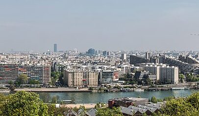 Vue sur la commune de Boulogne‑Billancourt, collectivité adhérente du SIGEIF